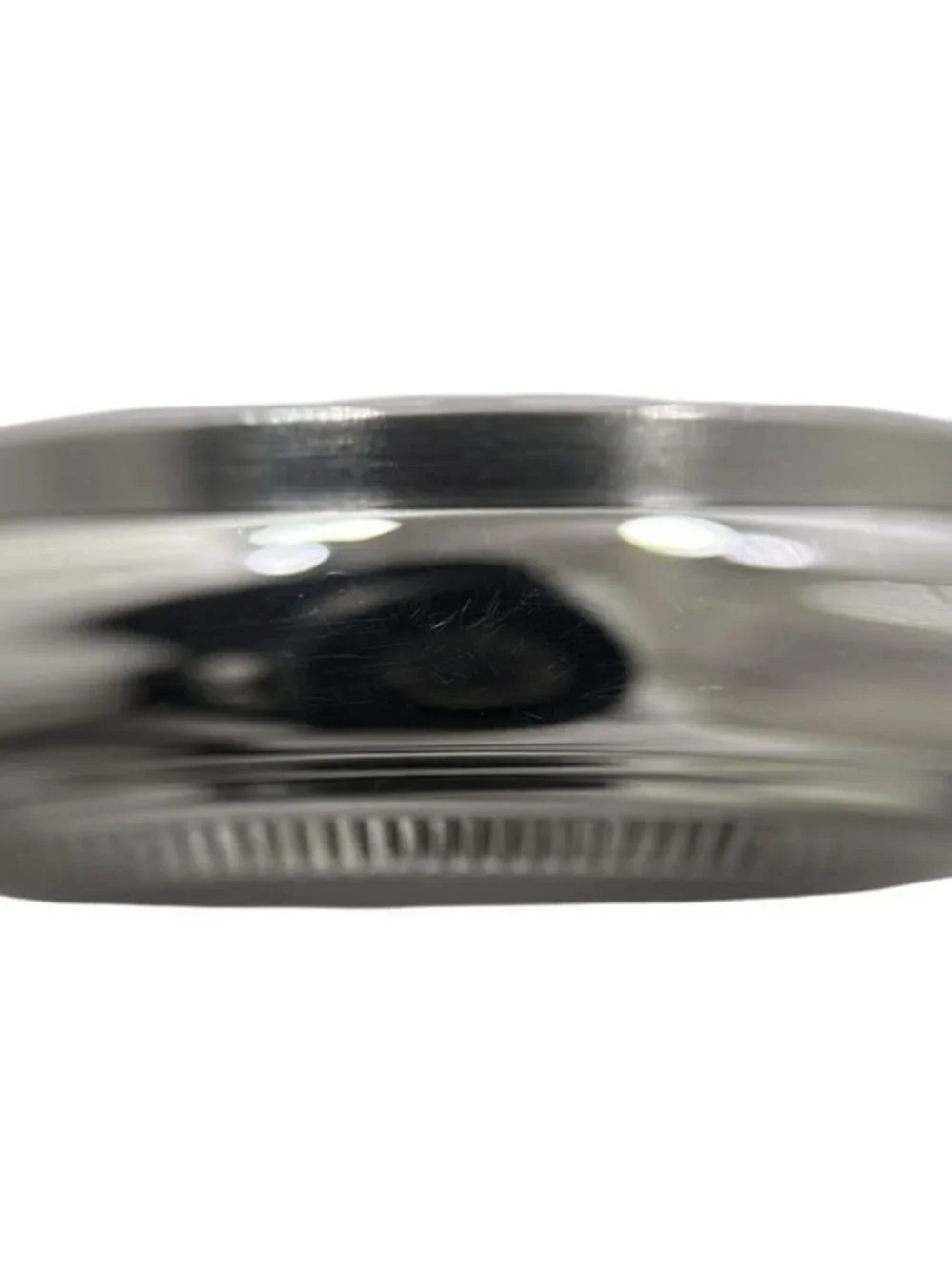 Rolex Watch Air King Black Silver Overhauled Polished SS Automatic P Dial